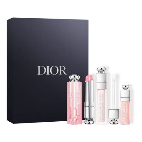 dior addict makeup gift set natural glow - lip essentials|Dior lip balm.